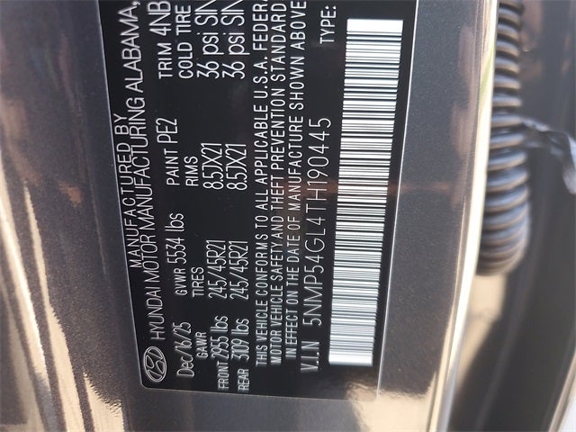 2026 Hyundai Santa Fe Calligraphy