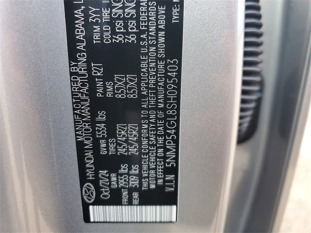 2025 Hyundai Santa Fe Calligraphy