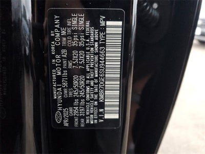 2025 Hyundai Palisade Calligraphy Night Edition