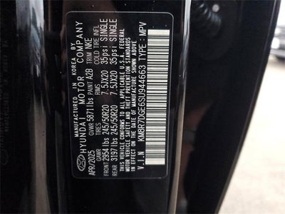 2025 Hyundai Palisade Calligraphy Night Edition