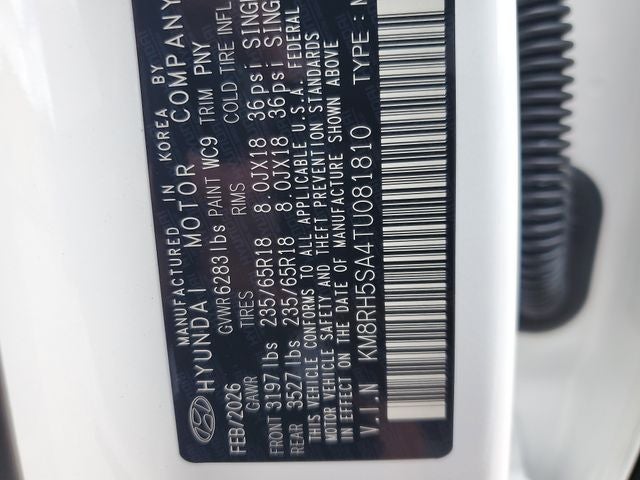 2026 Hyundai Palisade Hybrid Blue SEL Premium 7 Passenger