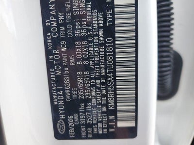 2026 Hyundai Palisade Hybrid Blue SEL Premium 7 Passenger