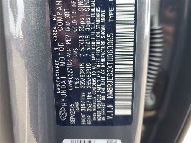 2026 Hyundai Palisade XRT Pro