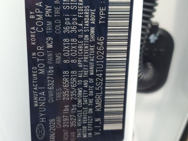 2026 Hyundai Palisade SEL 7 Passenger