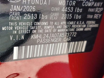 2026 Hyundai Sonata SE