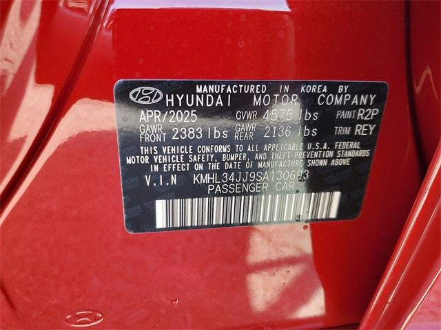 2025 Hyundai Sonata Hybrid SEL