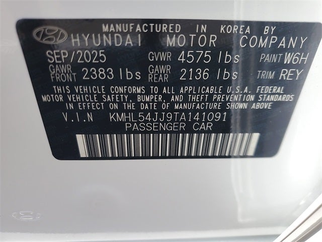 2026 Hyundai Sonata Hybrid Limited
