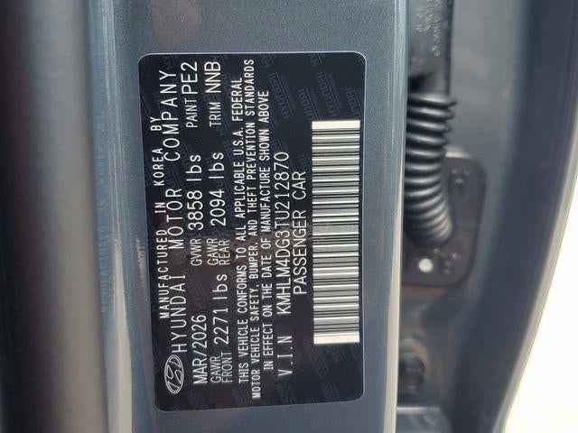 2026 Hyundai Elantra SEL Sport