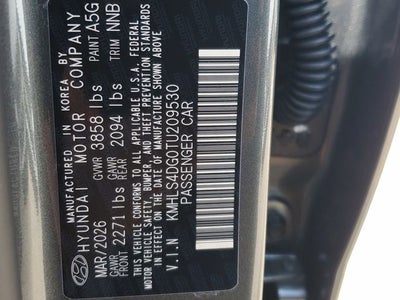 2026 Hyundai Elantra SEL Sport