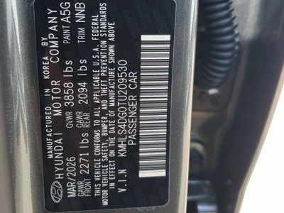 2026 Hyundai Elantra SEL Sport