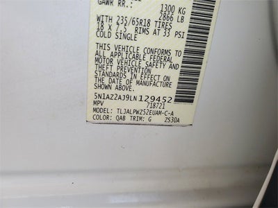 2020 Nissan Murano S FWD