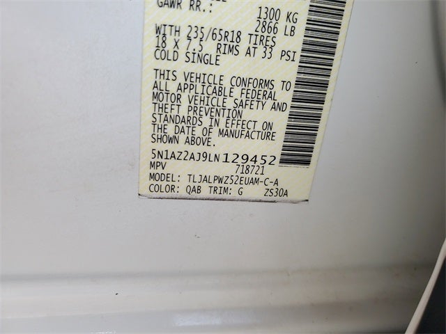 2020 Nissan Murano S FWD