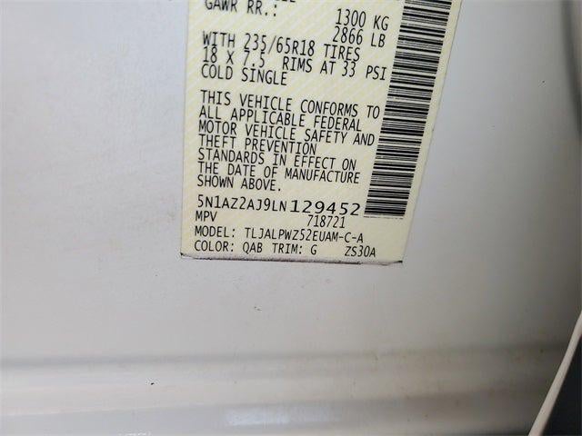 2020 Nissan Murano S FWD